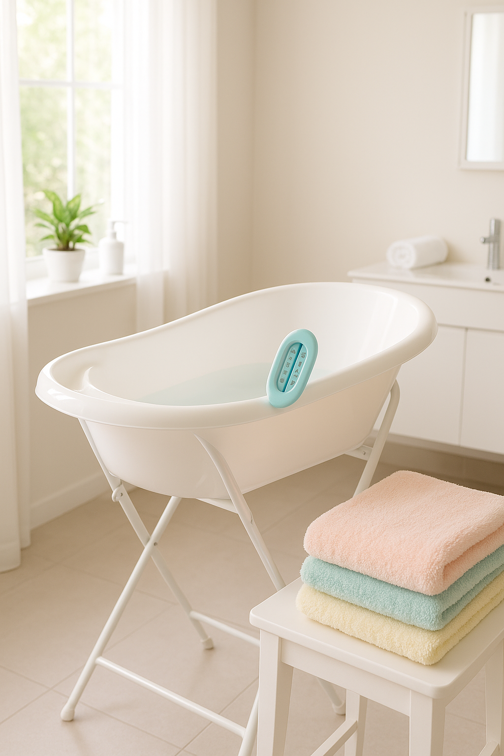 Komplette Baby-Badestation