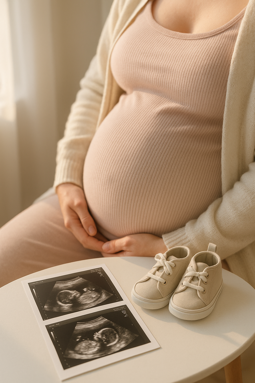 Zweites Trimester: Bauch, Ultraschall, Babyschuhe