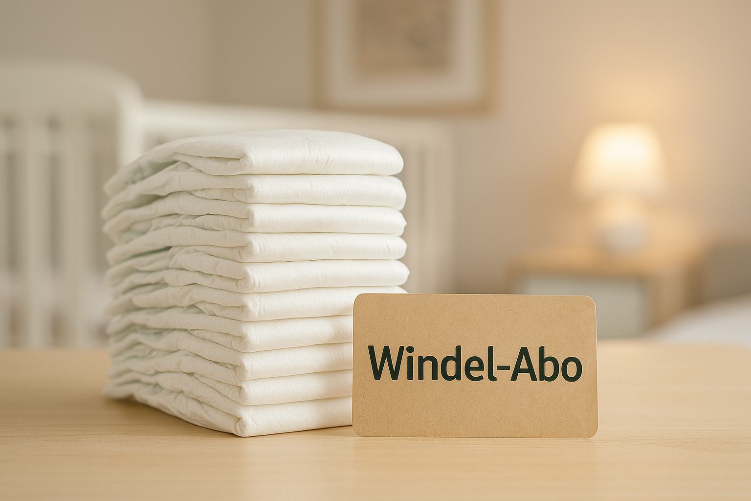 Windelabo-Lieferkarton an der Haustür